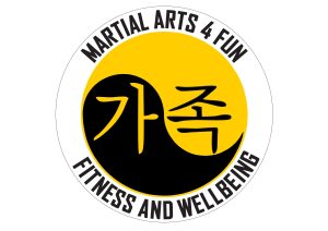 Martial Arts 4 Fun - Black & Yellow logo