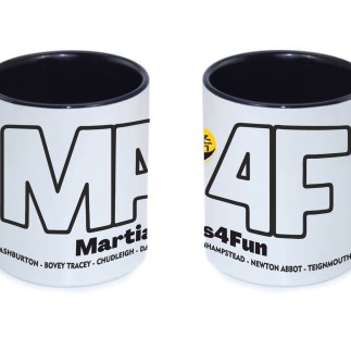 MA4F Black and White Mug V.1